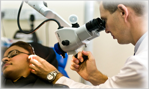 Micro Ear Surgery With Carl Zeiss Microscope And Marathon Physiodispensor